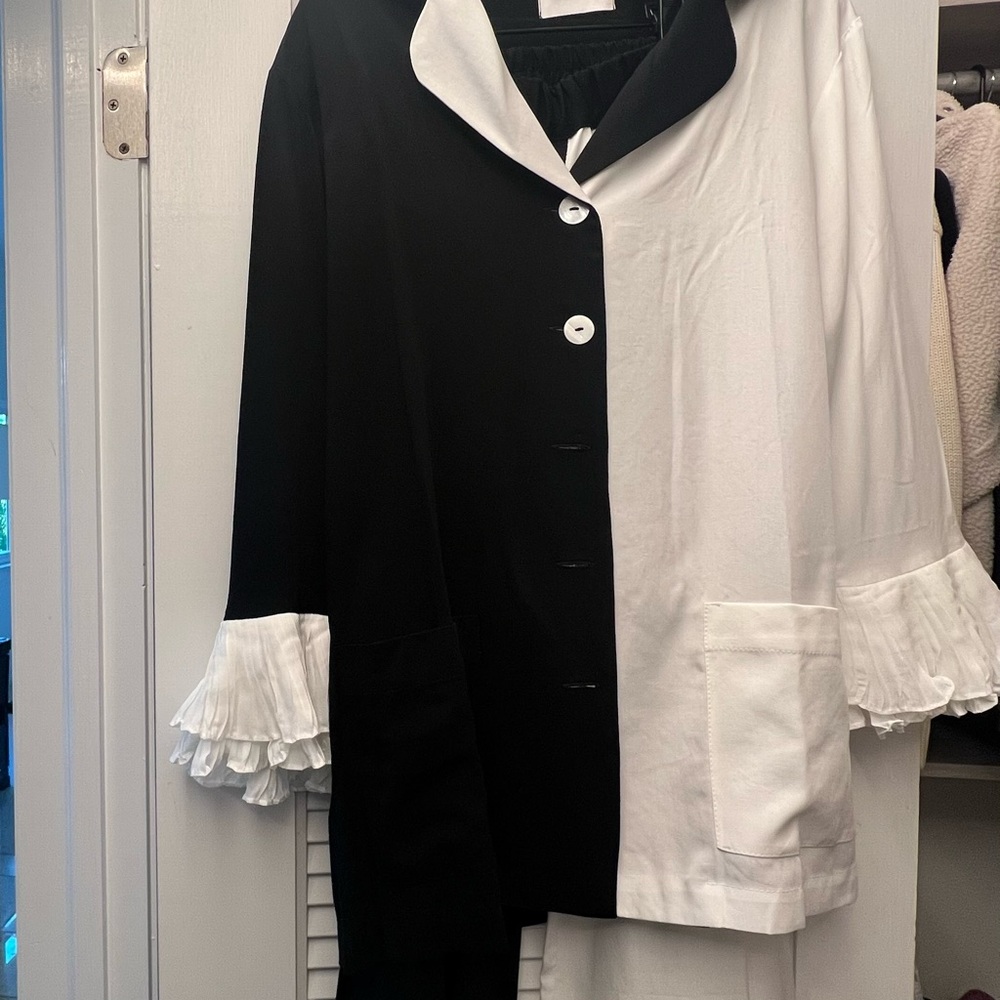 Sleeper - Pierrot Party Pajama Colorblock Pattern Pant Set